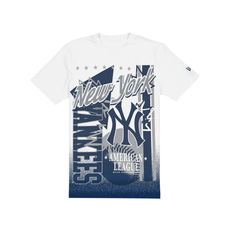 New York Yankees Sport Classics White Short-Sleeve T-Shirt sold by New Era