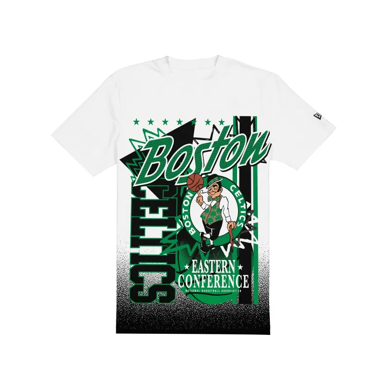 Boston Celtics Sport Classics White Short-Sleeve T-Shirt sold by New Era