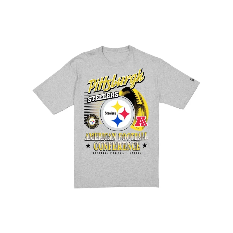 Pittsburgh Steelers Sport Classics Heather Gray Short-Sleeve T-Shirt sold by New Era