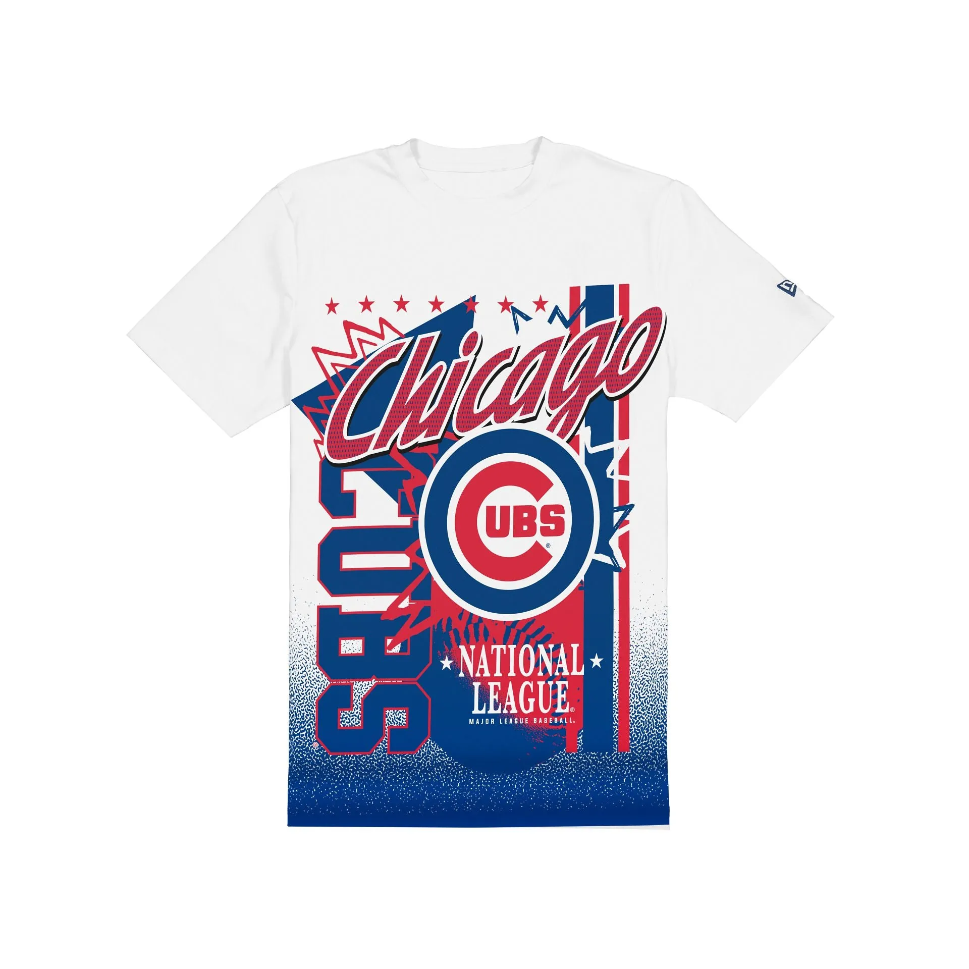 Chicago Cubs Sport Classics White Short-Sleeve T-Shirt sold by New Era