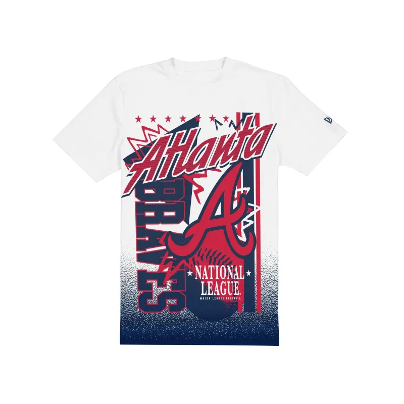 Atlanta Braves Sport Classics White Short-Sleeve T-Shirt sold by New Era
