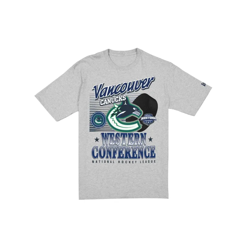 Vancouver Canucks Sport Classics Heather Gray Short-Sleeve T-Shirt sold by New Era