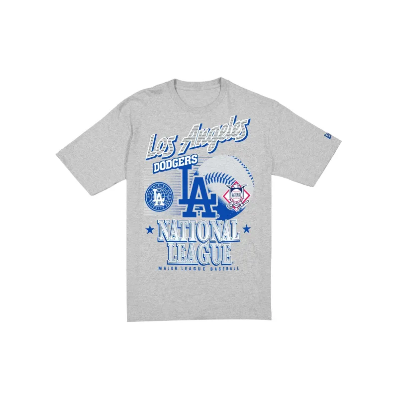 Los Angeles Dodgers Sport Classics Heather Gray Short-Sleeve T-Shirt sold by New Era