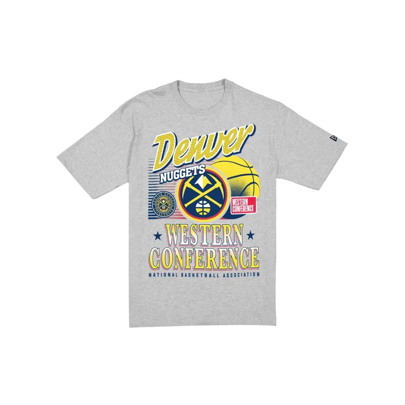 Denver Nuggets Sport Classics Heather Gray Short-Sleeve T-Shirt sold by New Era