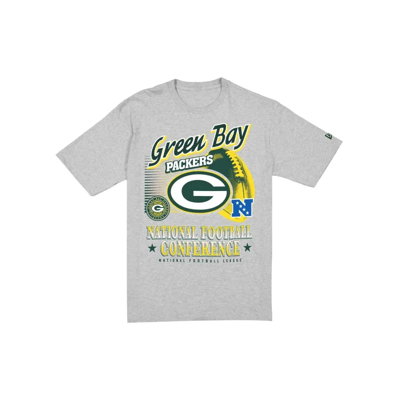 Green Bay Packers Sport Classics Heather Gray Short-Sleeve T-Shirt sold by New Era