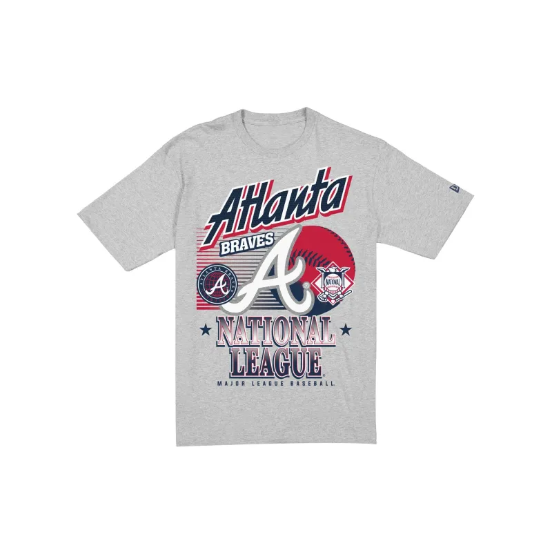 Atlanta Braves Sport Classics Heather Gray Short-Sleeve T-Shirt sold by New Era