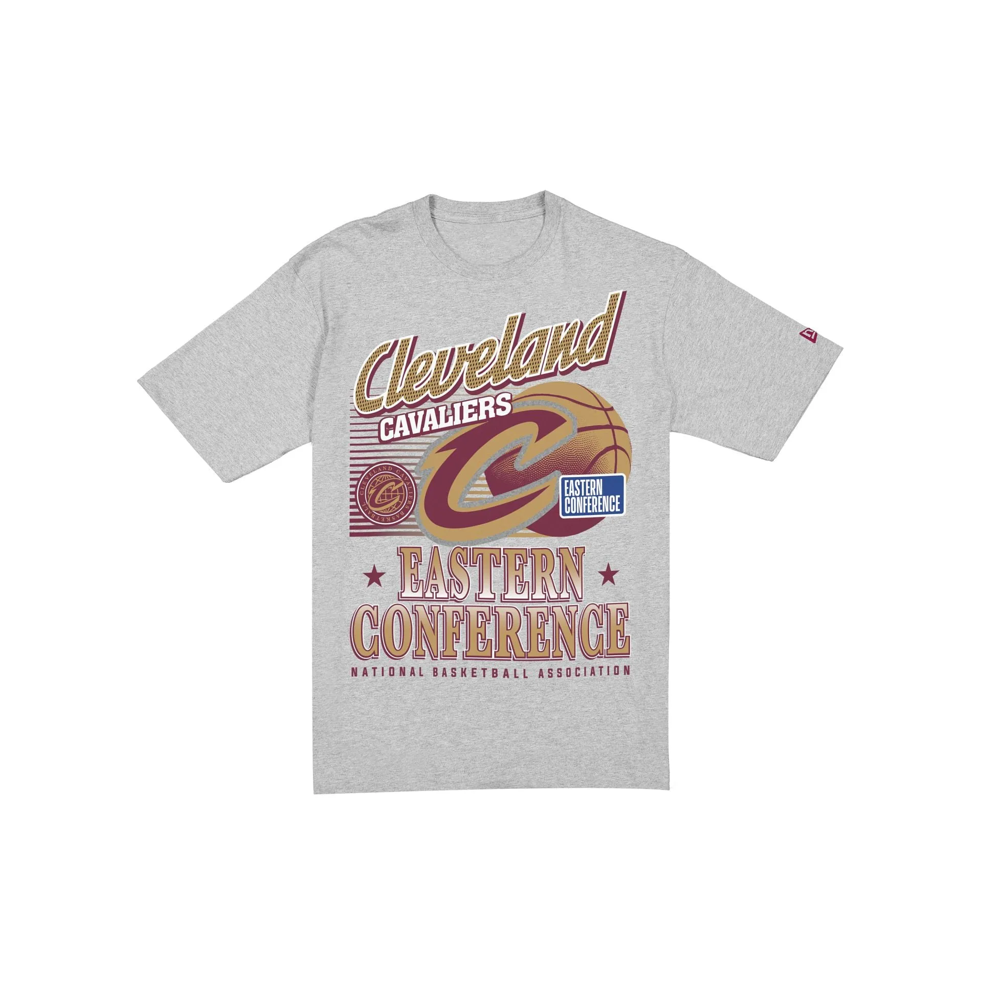 Cleveland Cavaliers Sport Classics Heather Gray Short-Sleeve T-Shirt sold by New Era