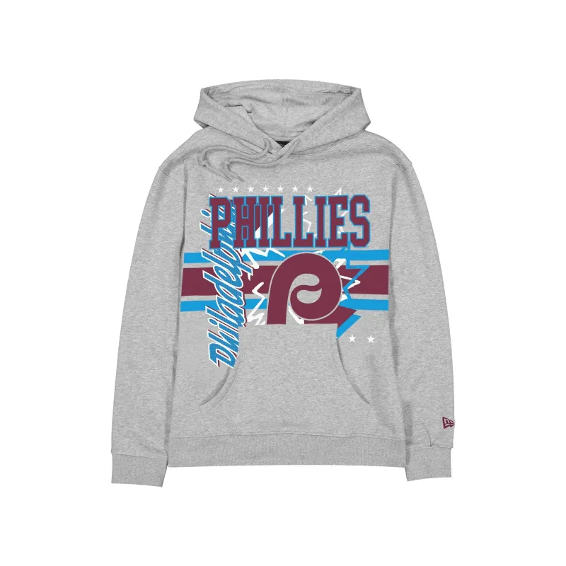 Philadelphia Phillies Sport Classics Heather Gray Hoodie sold by New Era