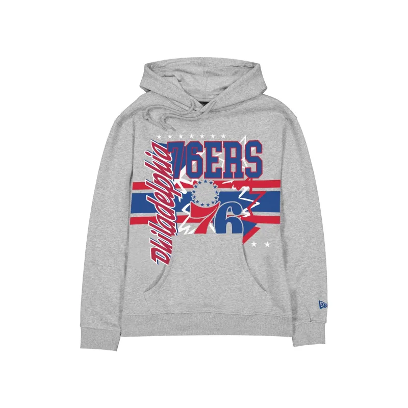 Philadelphia 76ers Sport Classics Heather Gray Hoodie sold by New Era
