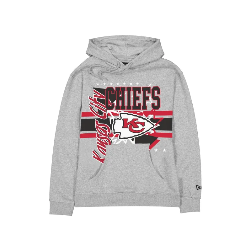 Kansas City Chiefs Sport Classics Heather Gray Hoodie sold by New Era