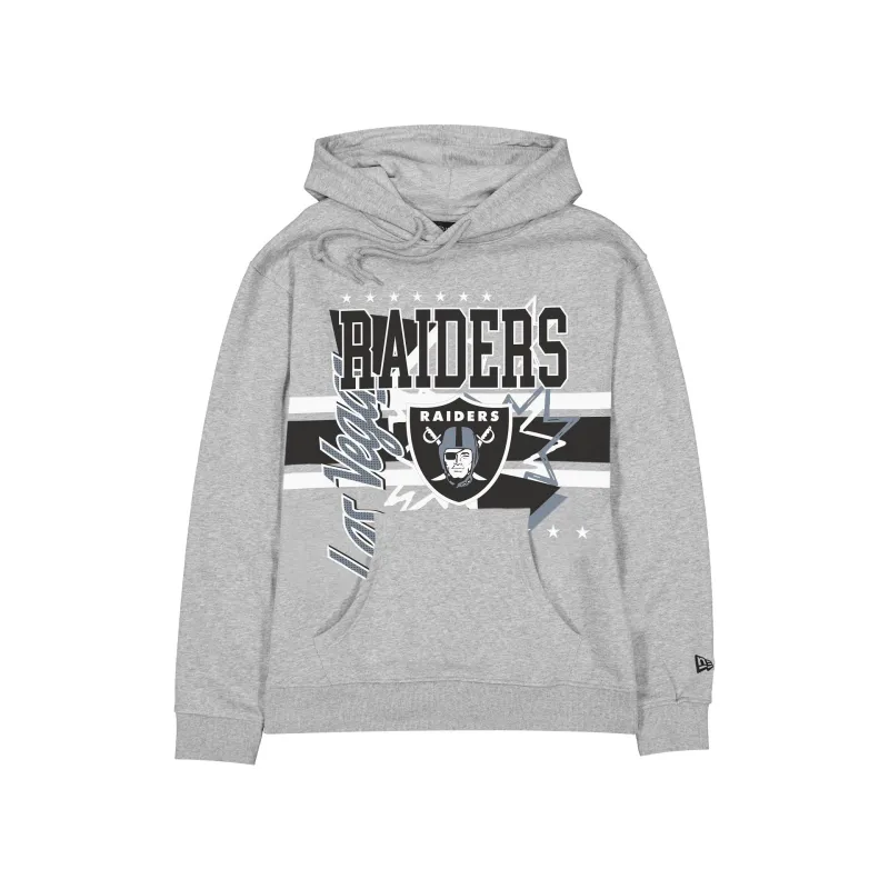 Las Vegas Raiders Sport Classics Heather Gray Hoodie sold by New Era