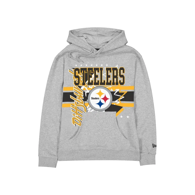 Pittsburgh Steelers Sport Classics Heather Gray Hoodie sold by New Era