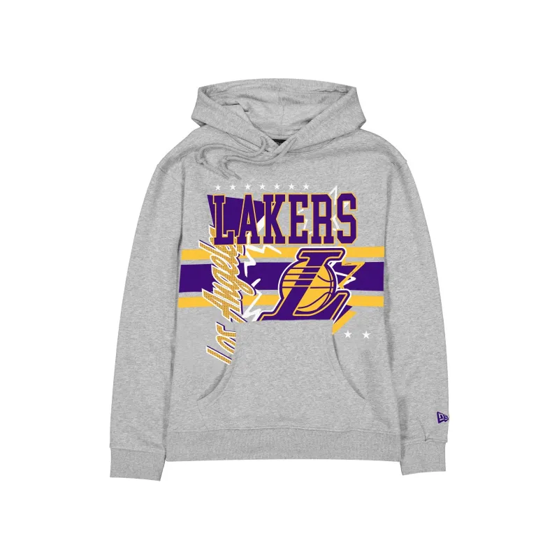 Los Angeles Lakers Sport Classics Heather Gray Hoodie sold by New Era