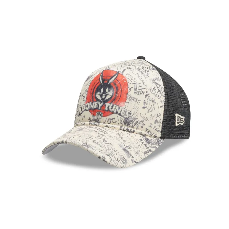 Looney Tunes Sketch 9FORTY A-Frame Trucker Hat sold by New Era