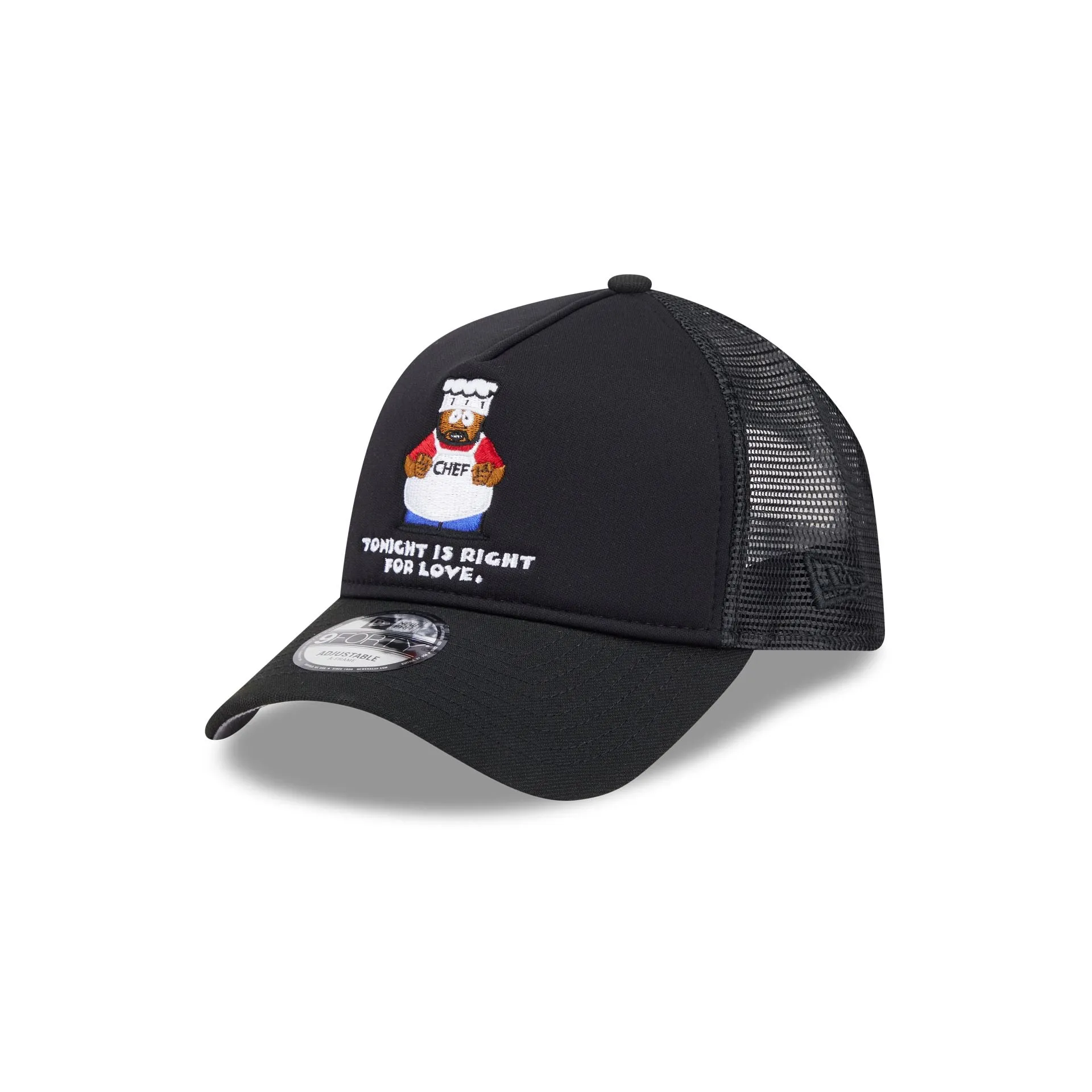 South Park Chef 9FORTY A-Frame Trucker Hat sold by New Era