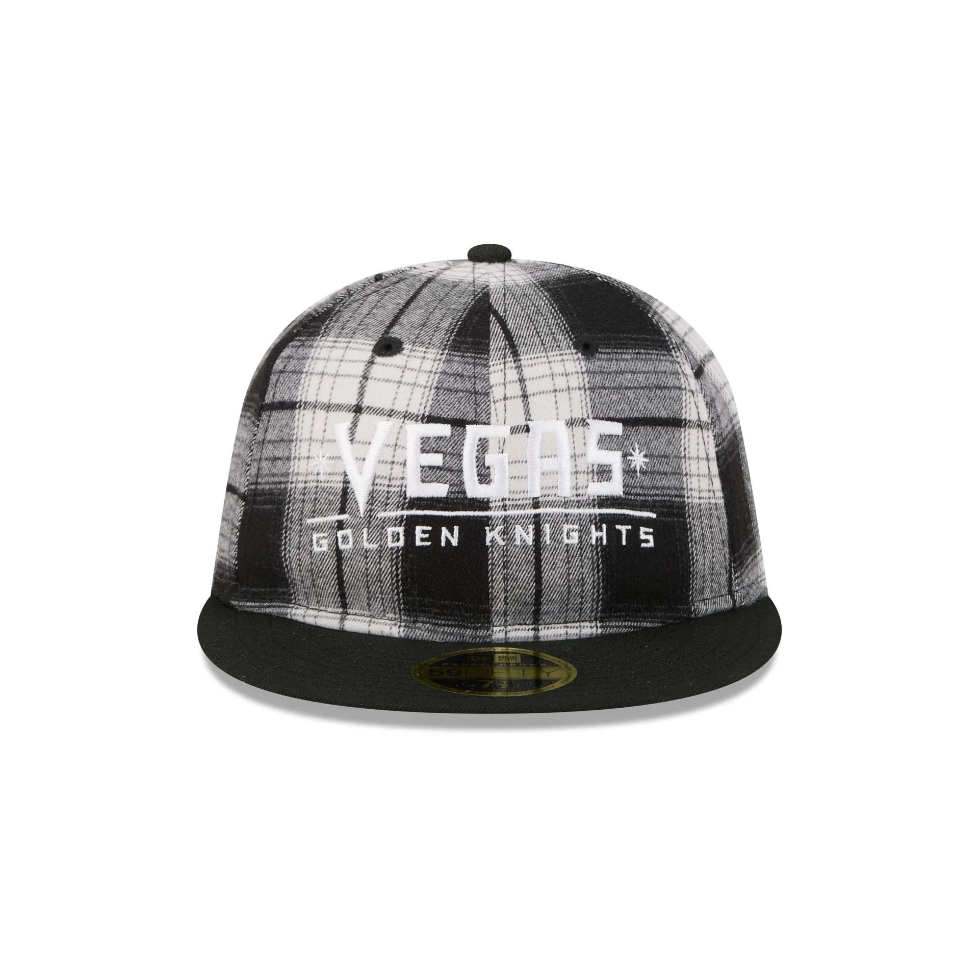 Vegas Golden Knights Grunge Plaid Retro Crown 59FIFTY Fitted Hat sold by New Era product image thumbnail 2