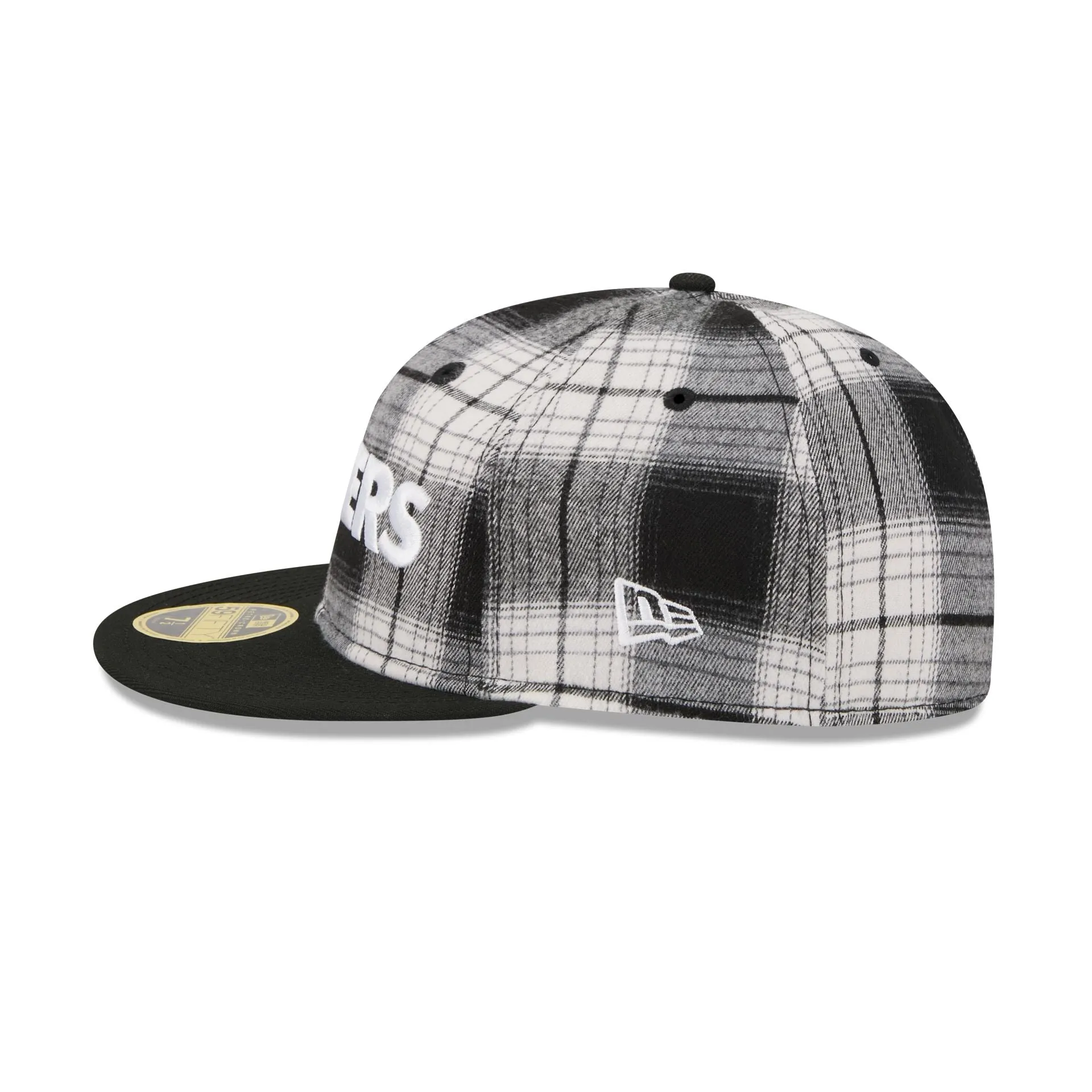 Las Vegas Raiders Grunge Plaid Retro Crown 59FIFTY Fitted Hat sold by New Era product image thumbnail 5