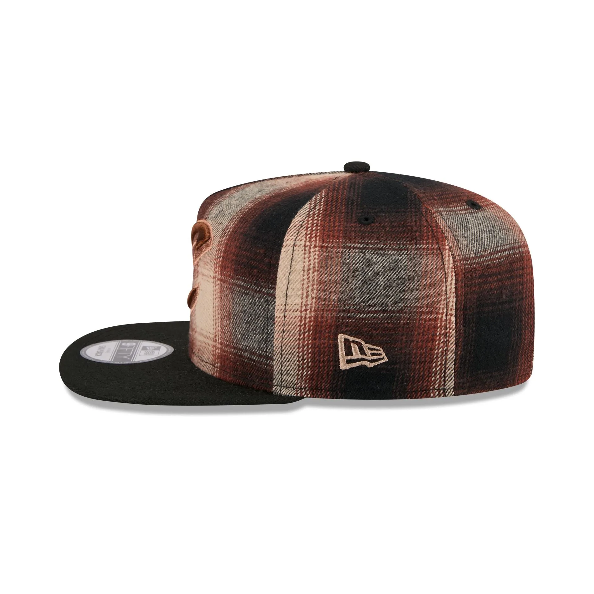 Cleveland Cavaliers Grunge Plaid 9FIFTY A-Frame Adjustable Hat sold by New Era product image thumbnail 4