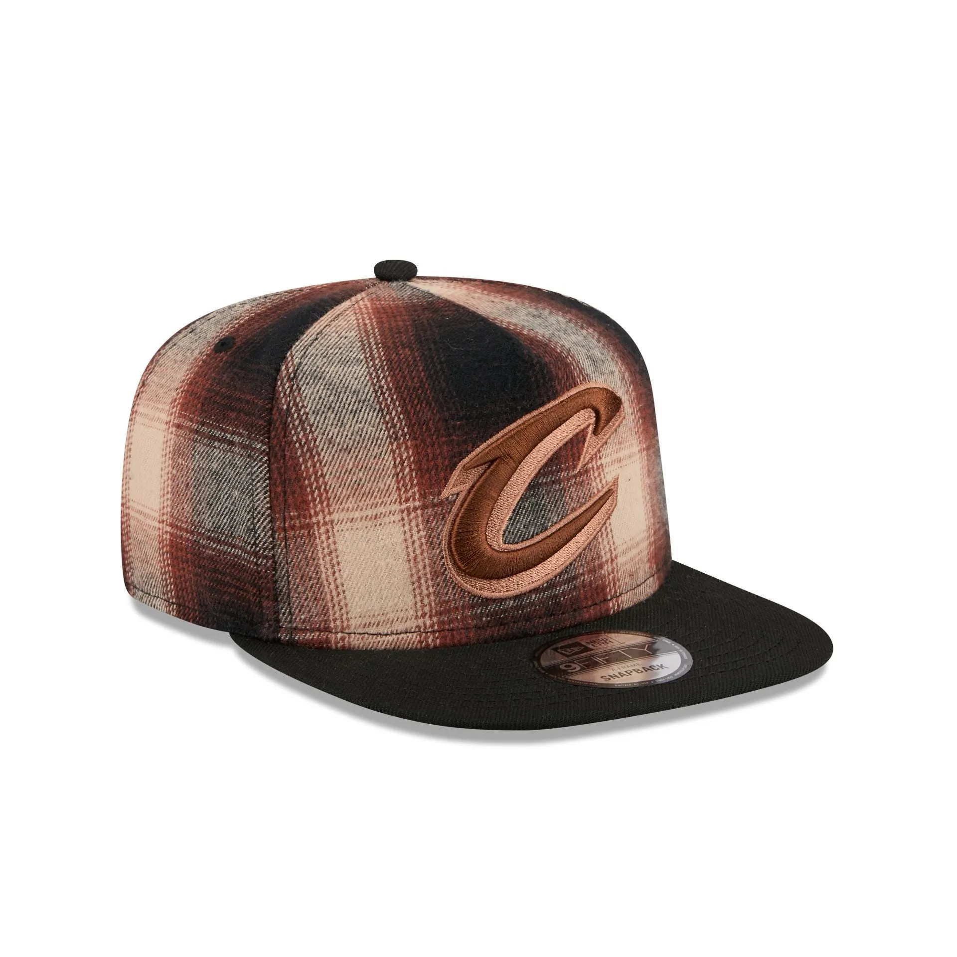 Cleveland Cavaliers Grunge Plaid 9FIFTY A-Frame Adjustable Hat sold by New Era product image thumbnail 3