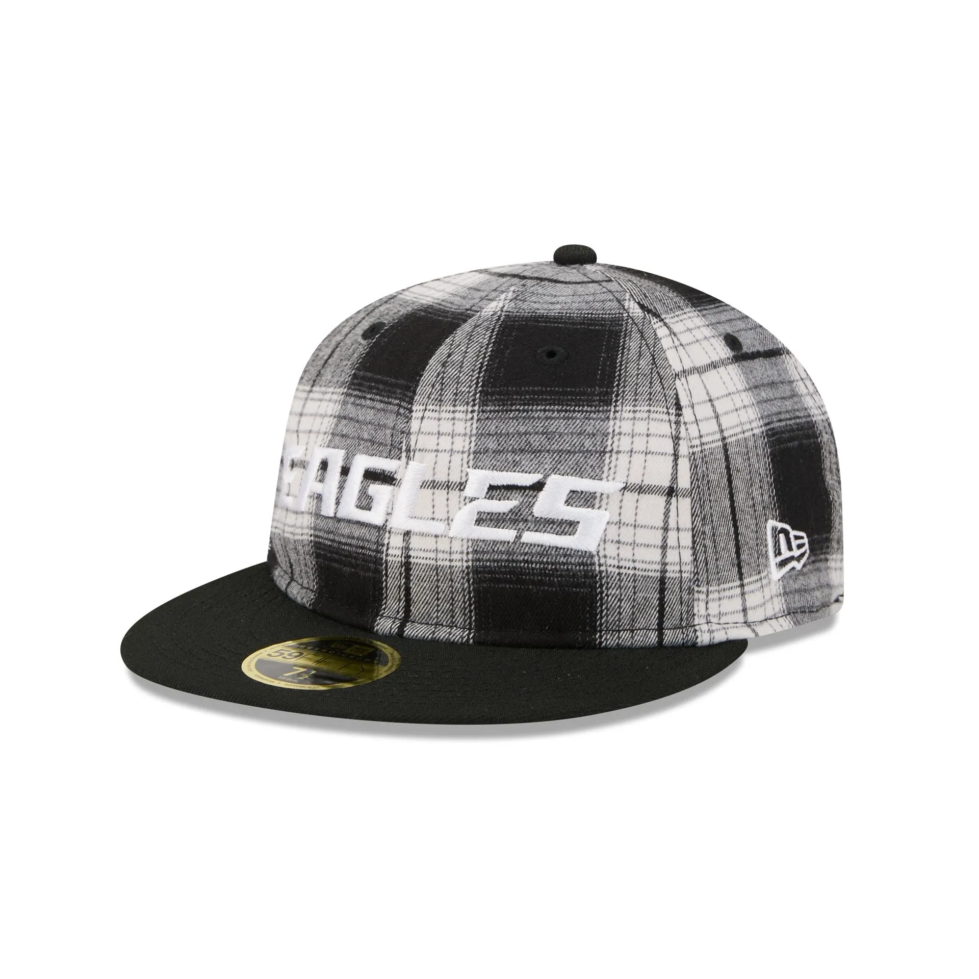 Philadelphia Eagles Grunge Plaid Retro Crown 59FIFTY Fitted Hat sold by New Era product image thumbnail 3