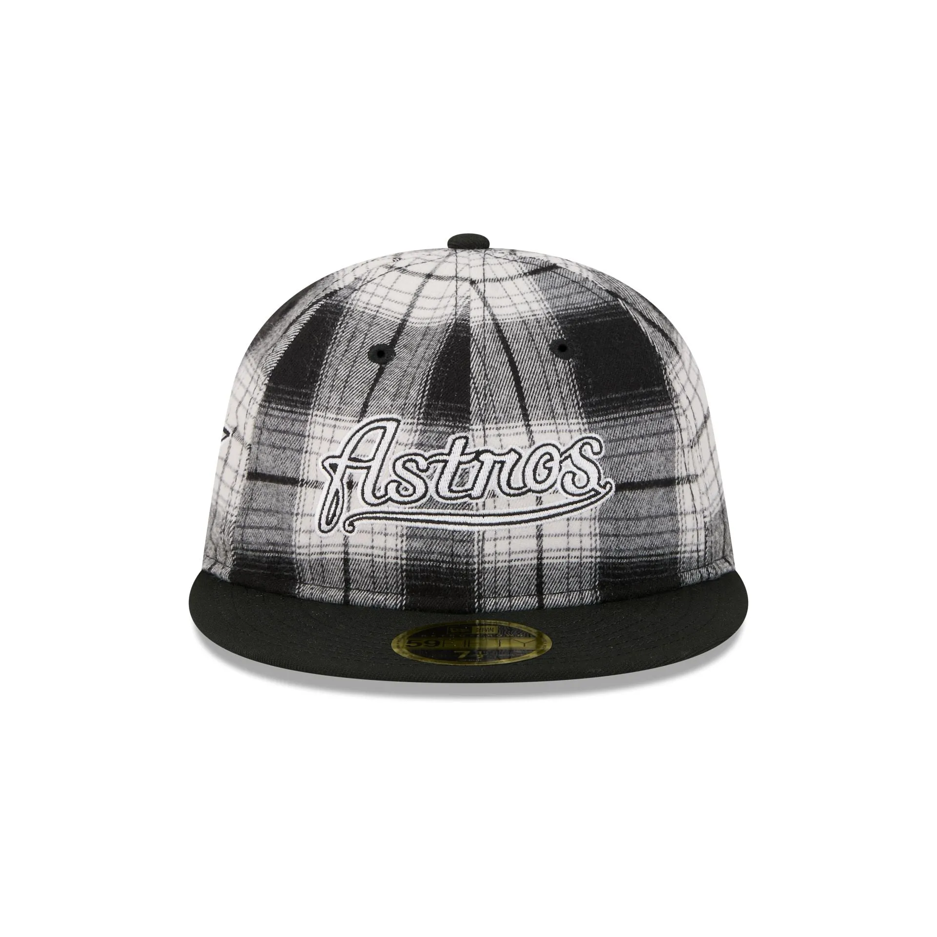 Houston Astros Grunge Plaid Retro Crown 59FIFTY Fitted Hat sold by New Era product image thumbnail 2