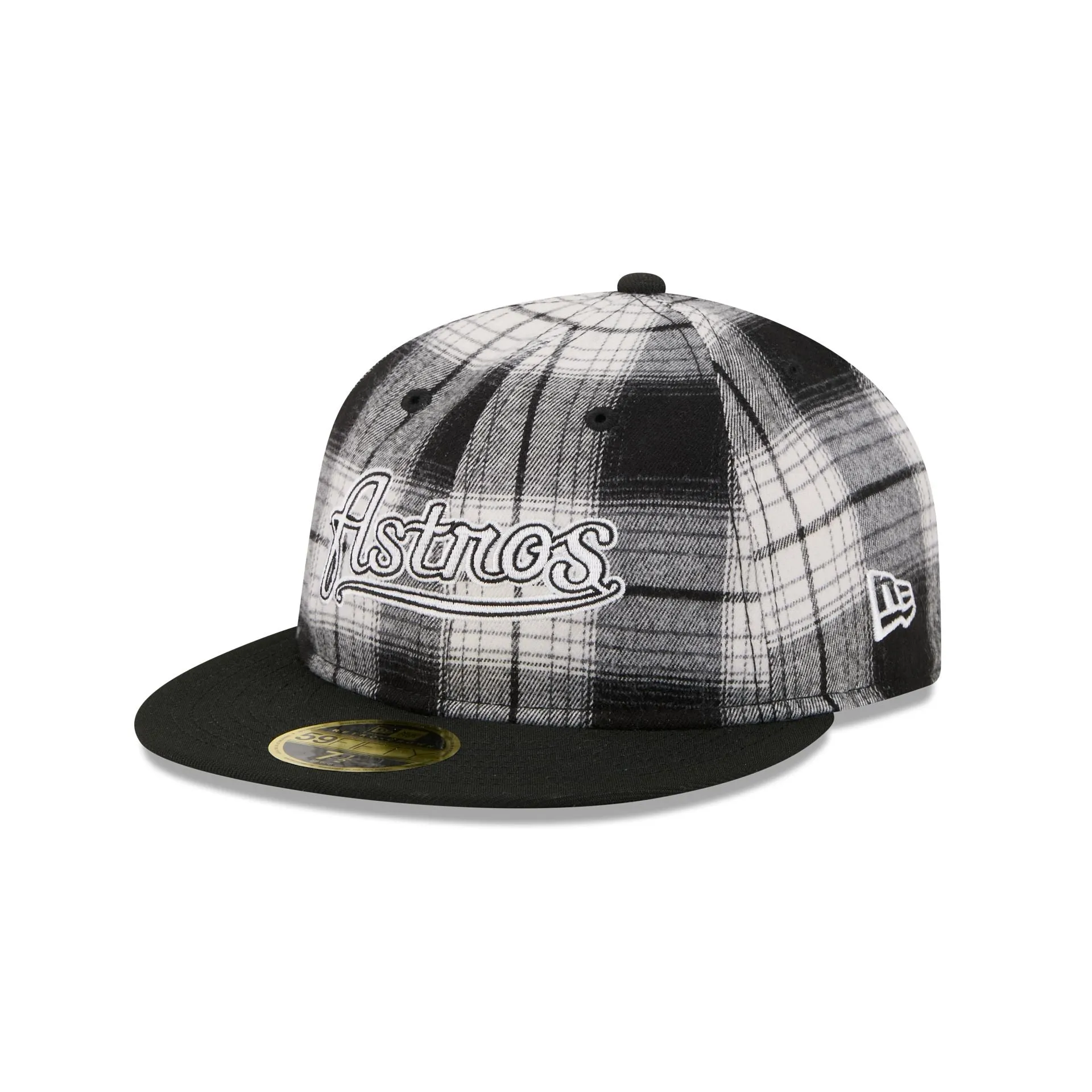 Houston Astros Grunge Plaid Retro Crown 59FIFTY Fitted Hat sold by New Era product image thumbnail 3