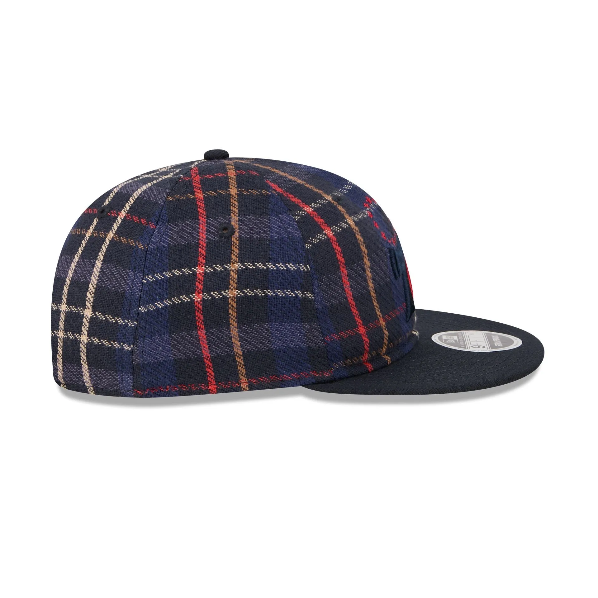 Philadelphia 76ers Grunge Plaid Retro Crown 9FIFTY Adjustable Hat sold by New Era product image thumbnail 5