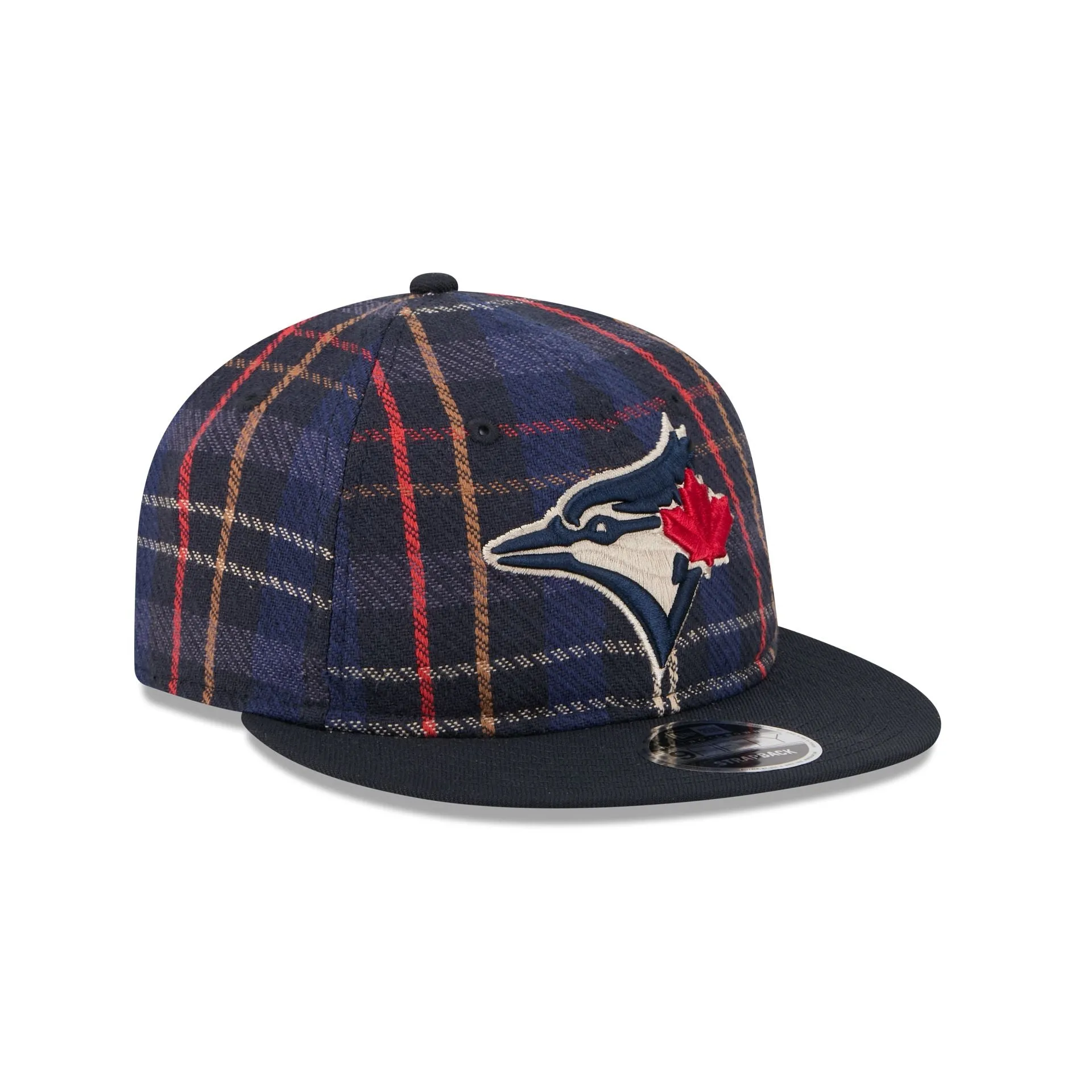 Toronto Blue Jays Grunge Plaid Retro Crown 9FIFTY Adjustable Hat sold by New Era product image thumbnail 3