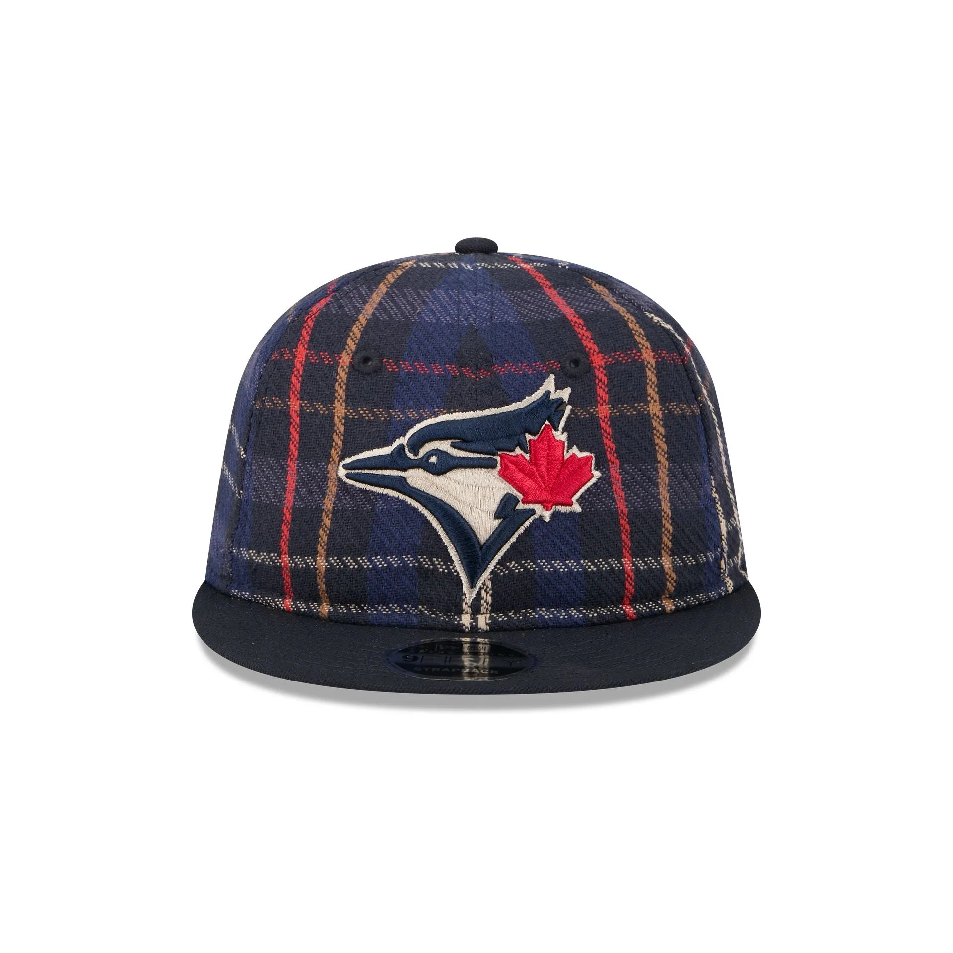 Toronto Blue Jays Grunge Plaid Retro Crown 9FIFTY Adjustable Hat sold by New Era product image thumbnail 2