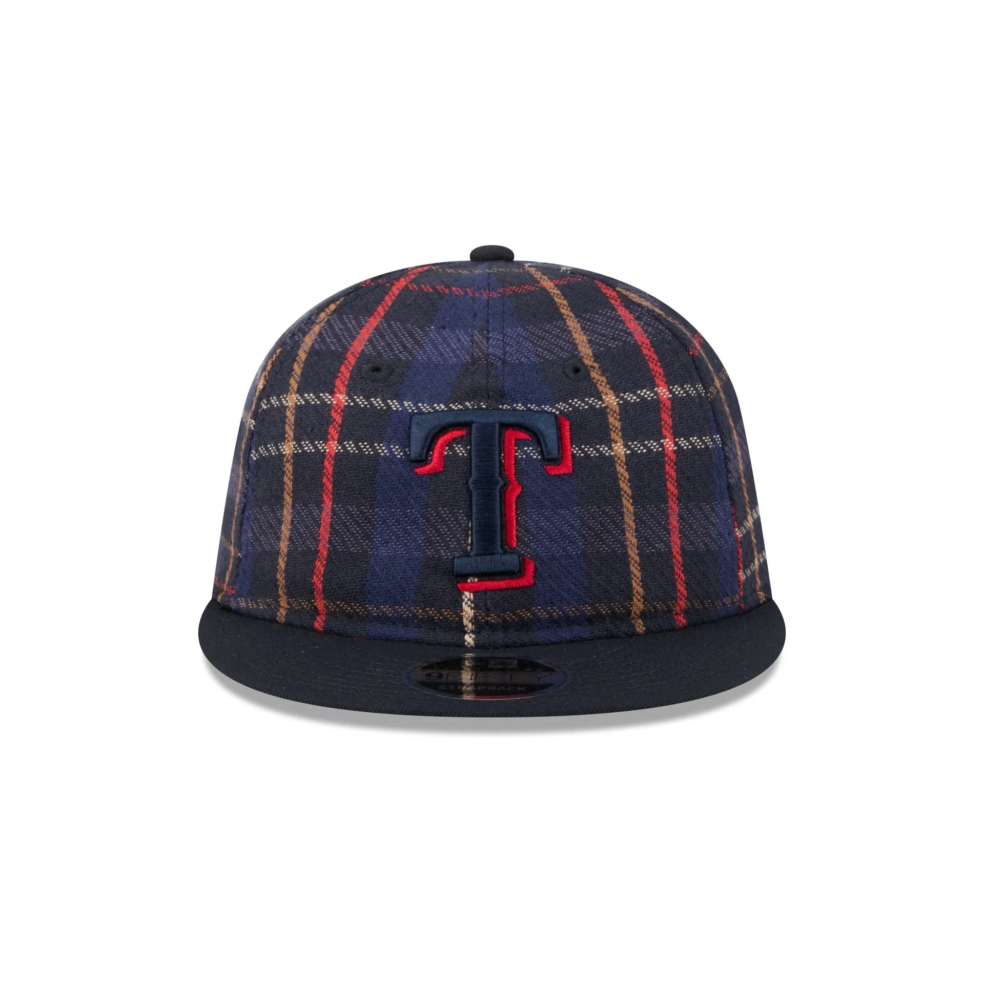 Texas Rangers Grunge Plaid Retro Crown 9FIFTY Adjustable Hat sold by New Era product image thumbnail 2