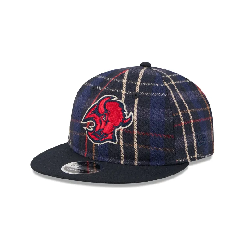Buffalo Sabres Grunge Plaid Retro Crown 9FIFTY Adjustable Hat sold by New Era