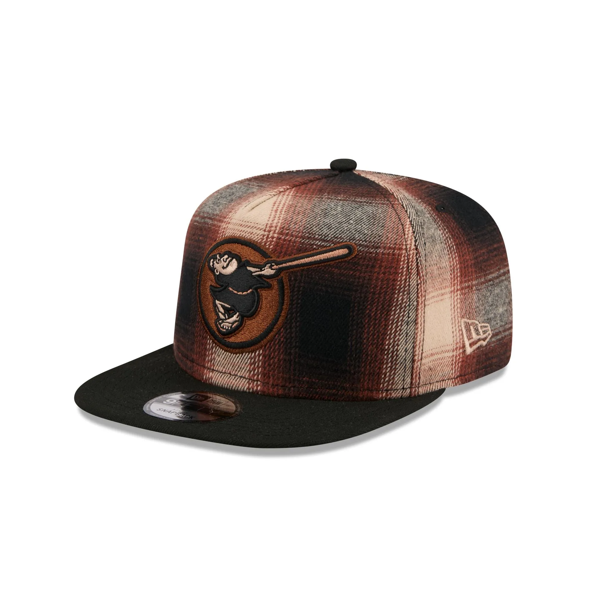 San Diego Padres Grunge Plaid 9FIFTY A-Frame Adjustable Hat sold by New Era