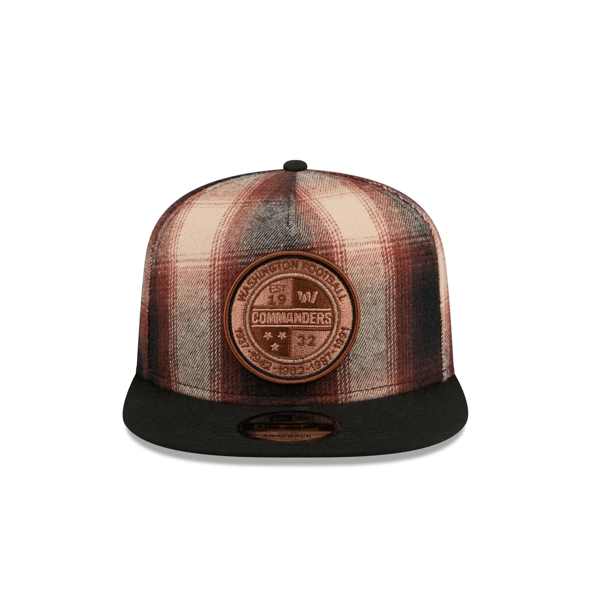 Washington Commanders Grunge Plaid 9FIFTY A-Frame Adjustable Hat sold by New Era product image thumbnail 2