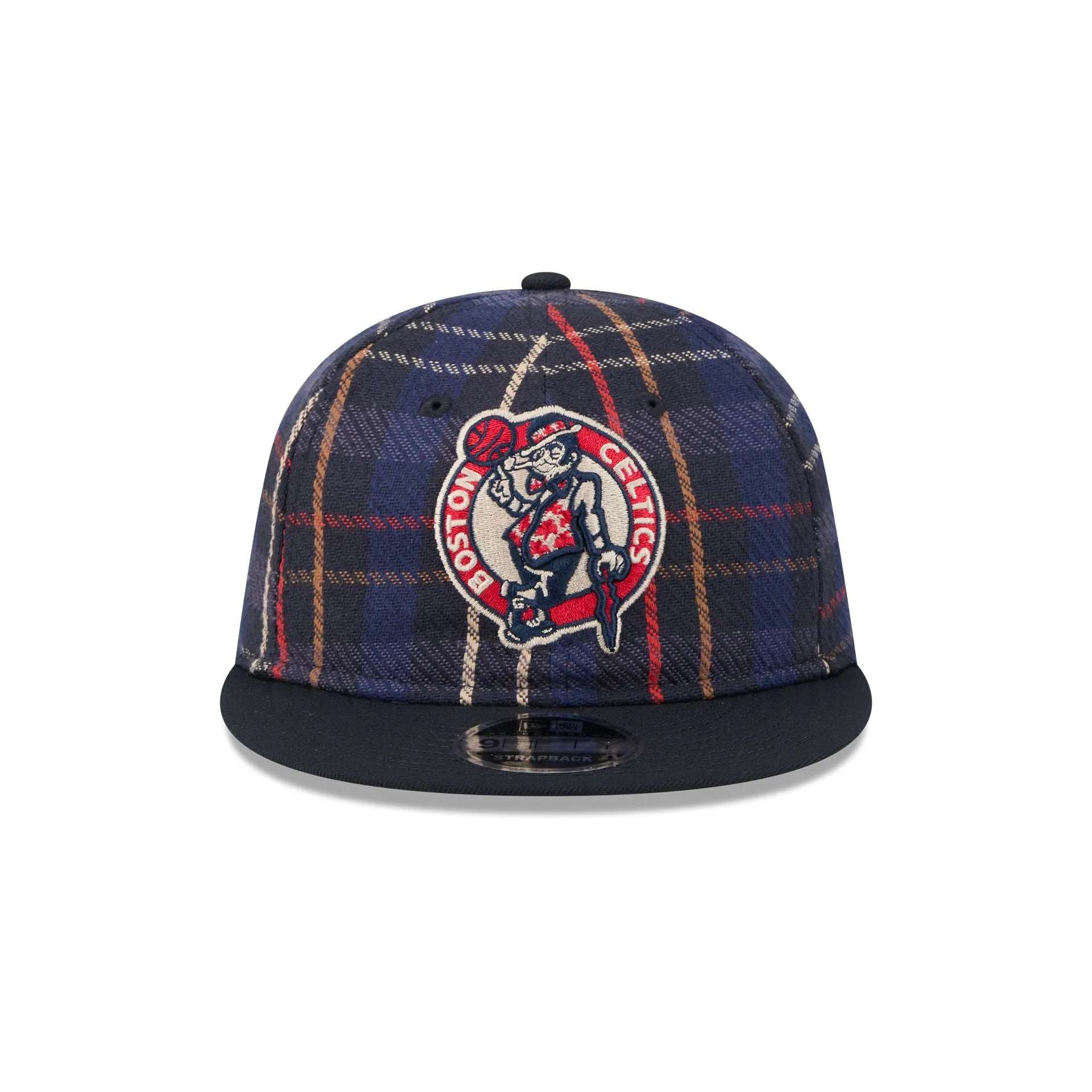Boston Celtics Grunge Plaid Retro Crown 9FIFTY Adjustable Hat sold by New Era product image thumbnail 2