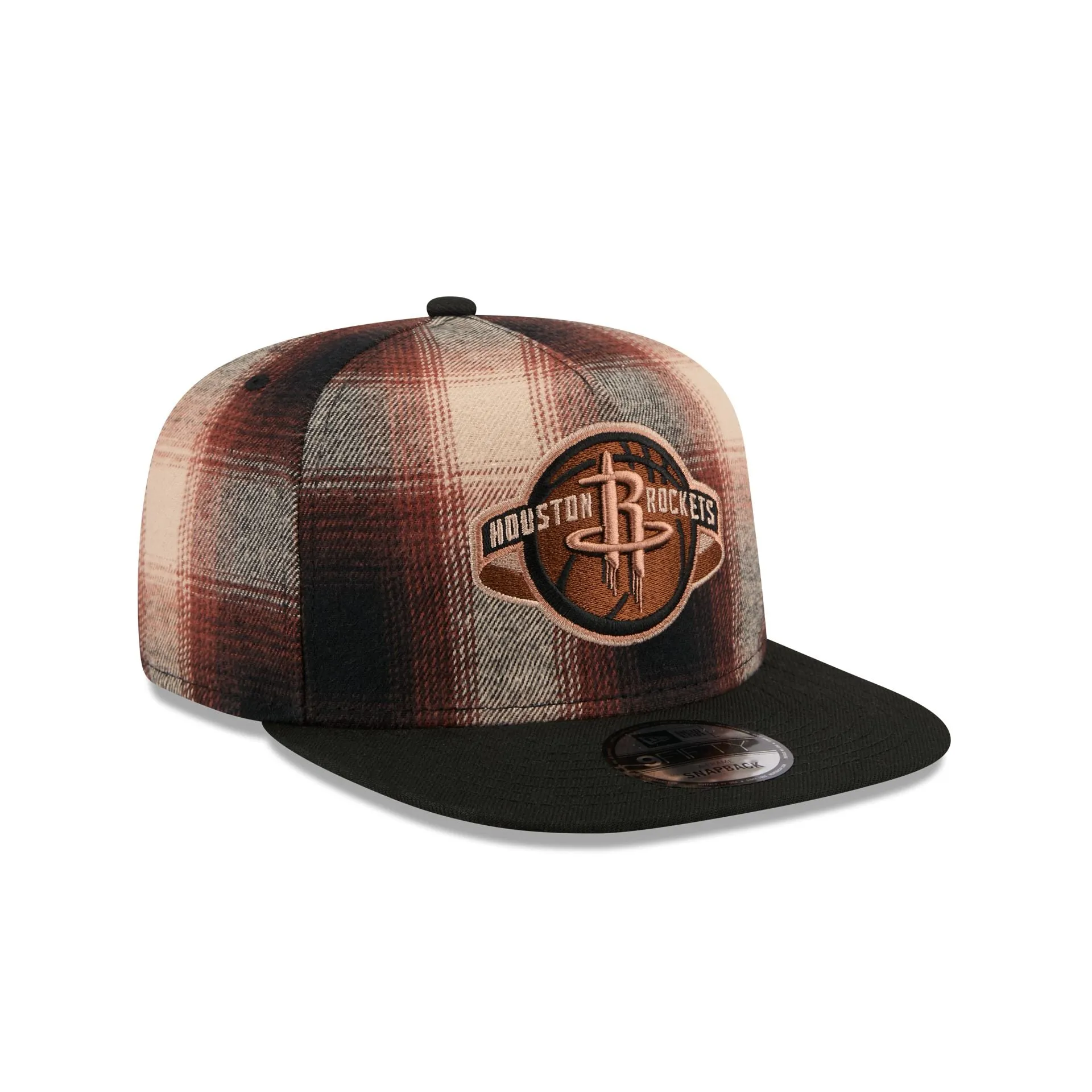 Houston Rockets Grunge Plaid 9FIFTY A-Frame Adjustable Hat sold by New Era product image thumbnail 3