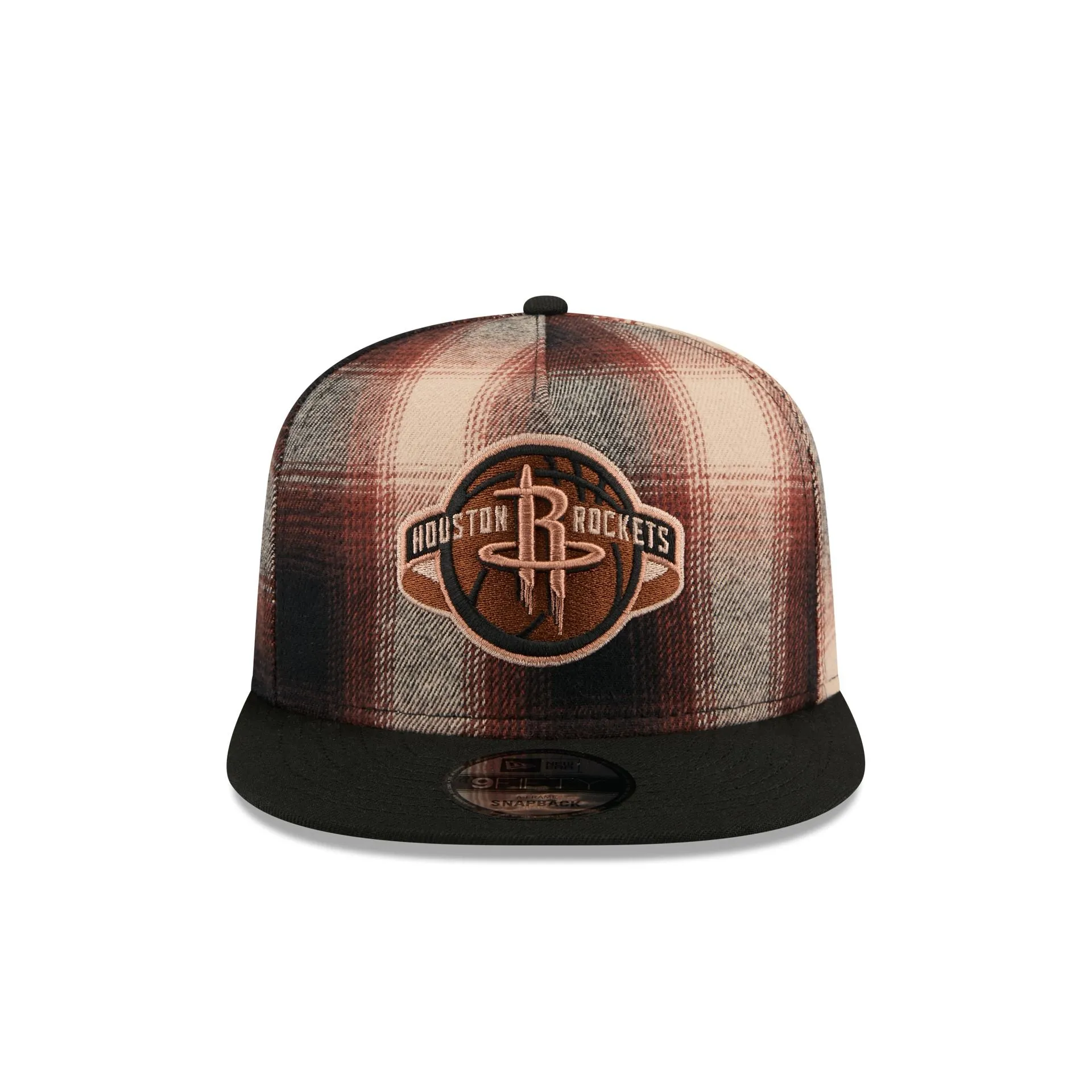 Houston Rockets Grunge Plaid 9FIFTY A-Frame Adjustable Hat sold by New Era product image thumbnail 2