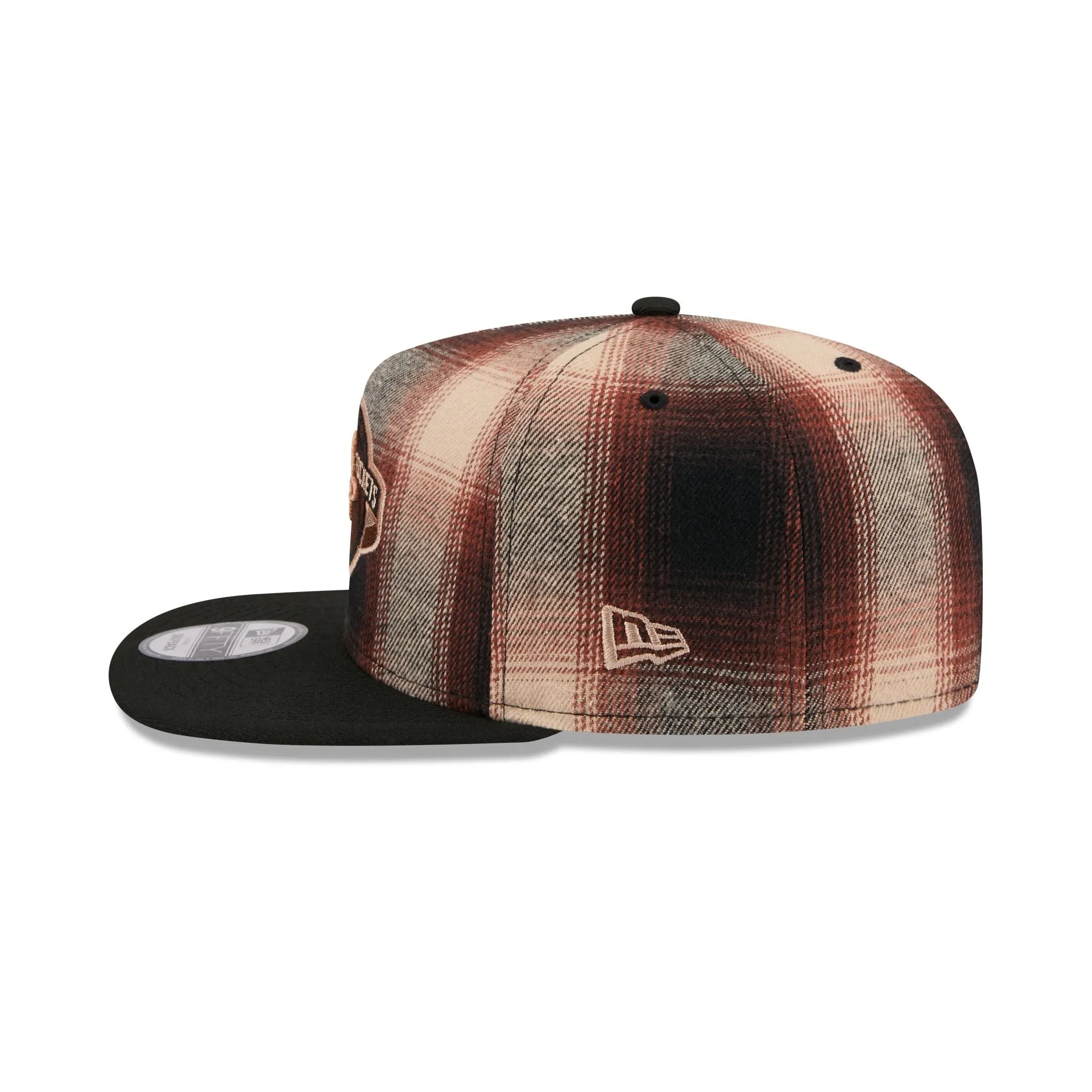 Houston Rockets Grunge Plaid 9FIFTY A-Frame Adjustable Hat sold by New Era product image thumbnail 4