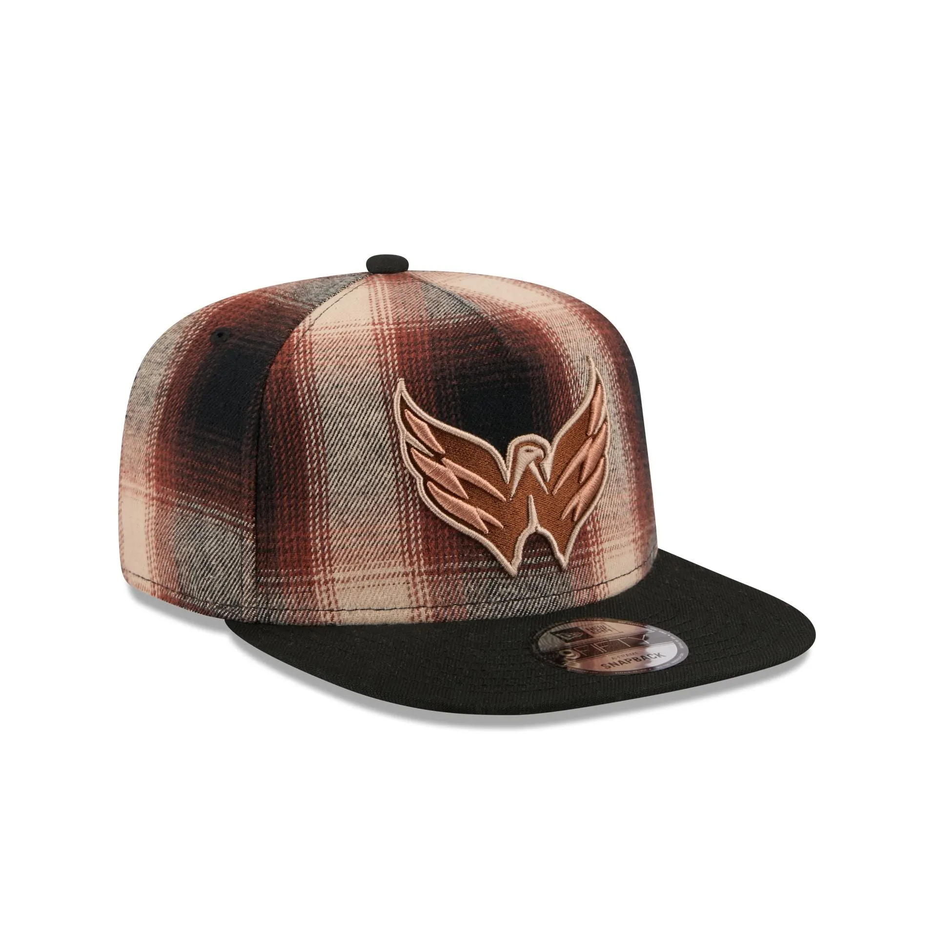 Washington Capitals Grunge Plaid 9FIFTY A-Frame Adjustable Hat sold by New Era product image thumbnail 3