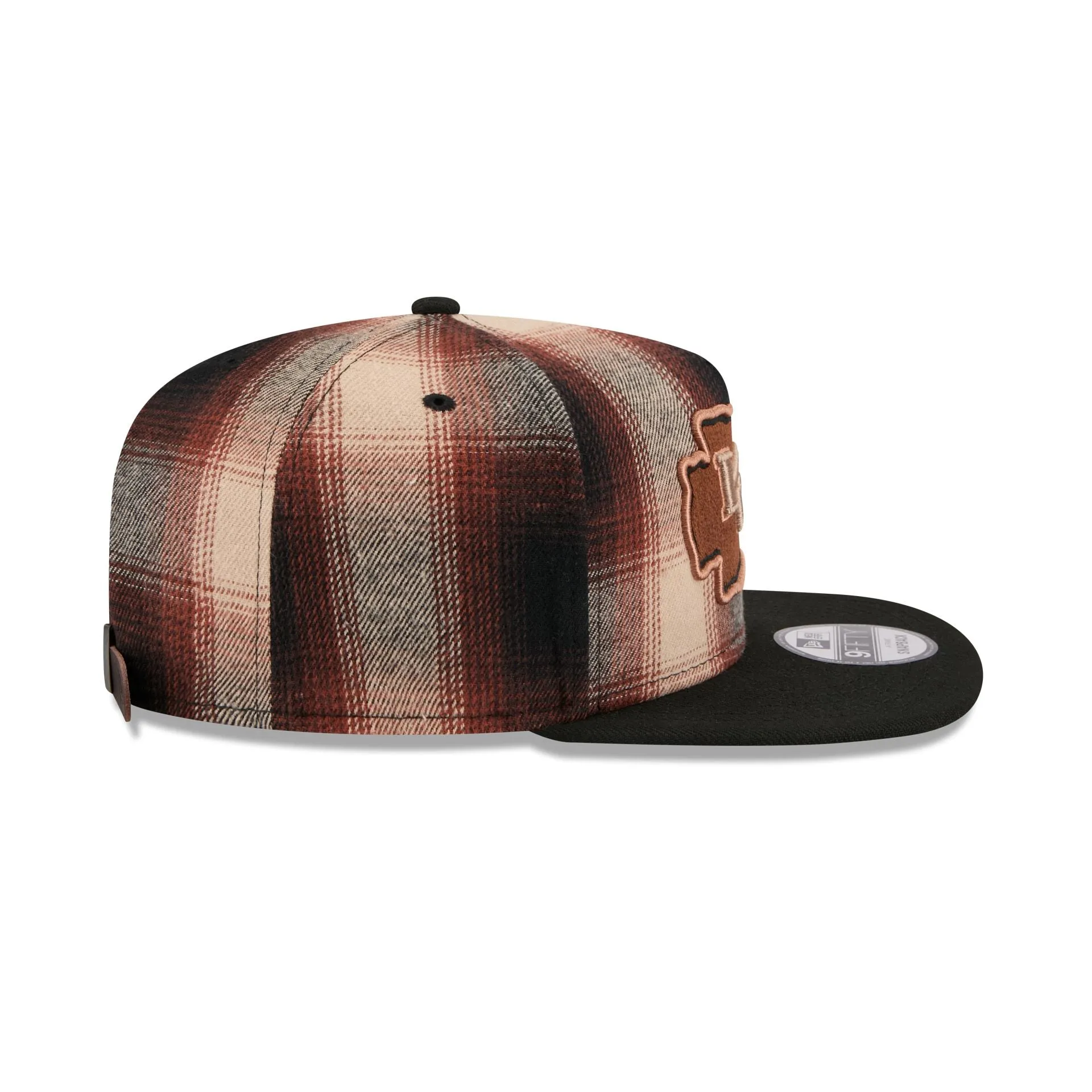 Kansas City Chiefs Grunge Plaid 9FIFTY A-Frame Adjustable Hat sold by New Era product image thumbnail 5