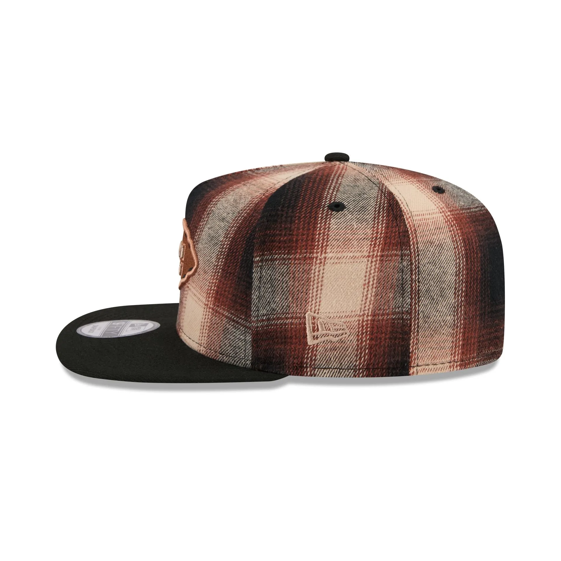 Kansas City Chiefs Grunge Plaid 9FIFTY A-Frame Adjustable Hat sold by New Era product image thumbnail 4