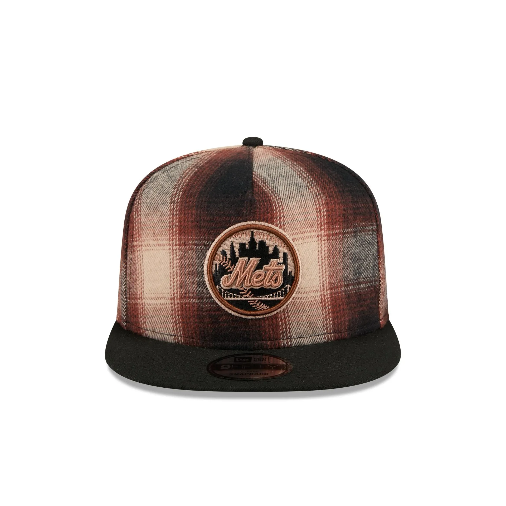 New York Mets Grunge Plaid 9FIFTY A-Frame Adjustable Hat sold by New Era product image thumbnail 2