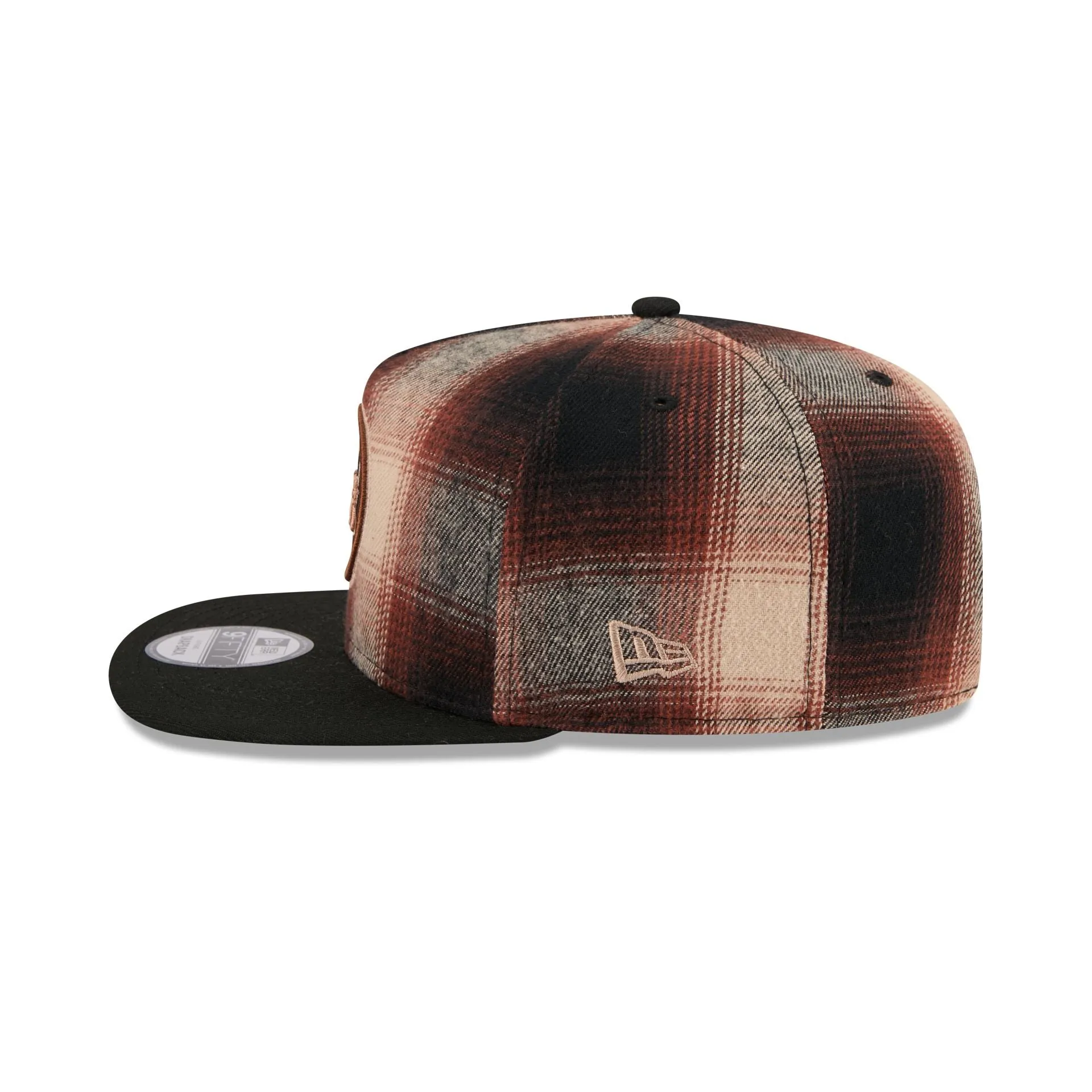 New York Mets Grunge Plaid 9FIFTY A-Frame Adjustable Hat sold by New Era product image thumbnail 4