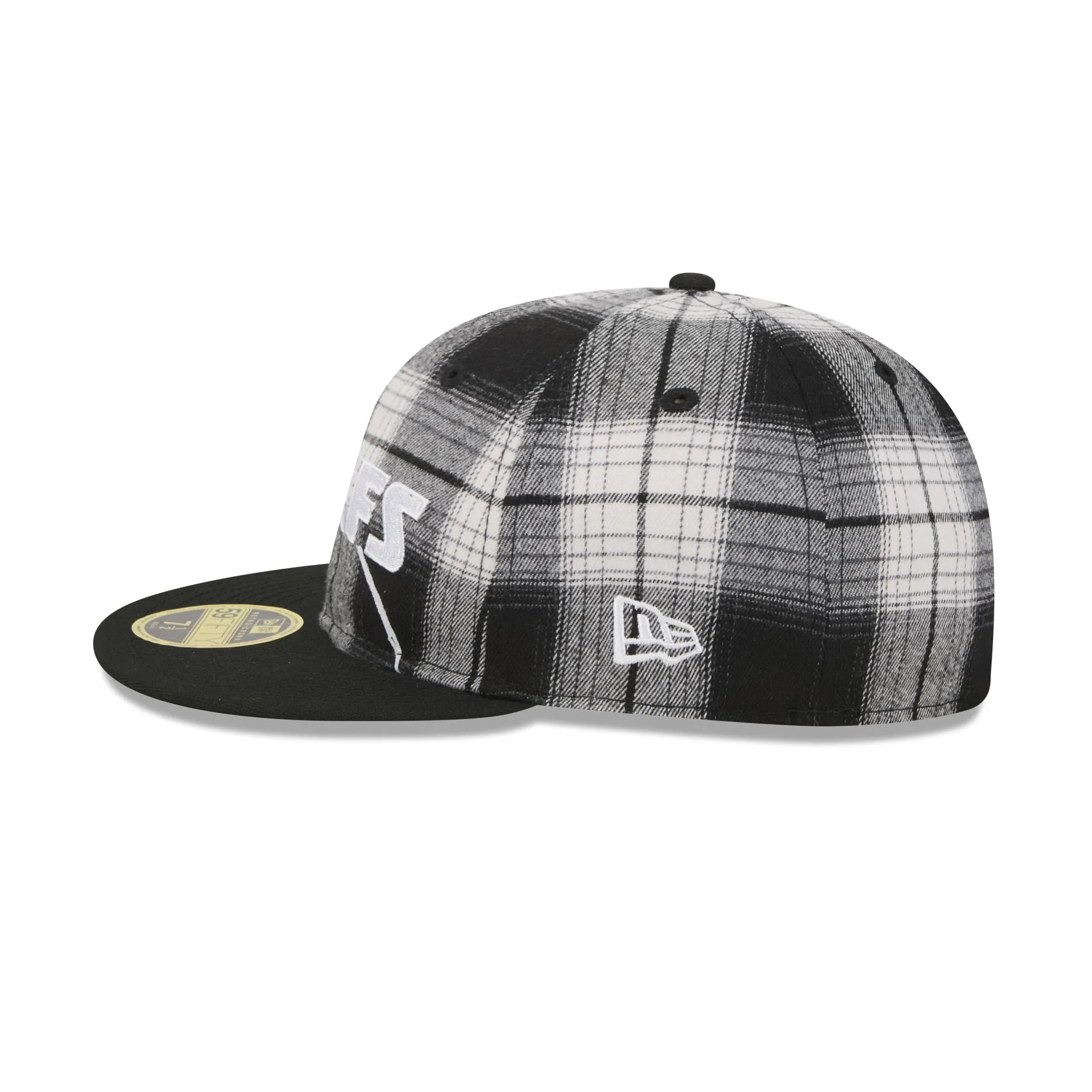 Kansas City Chiefs Grunge Plaid Retro Crown 59FIFTY Fitted Hat sold by New Era product image thumbnail 5