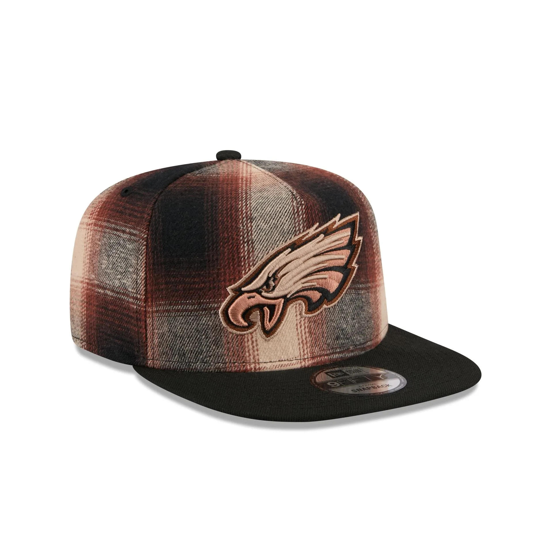 Philadelphia Eagles Grunge Plaid 9FIFTY A-Frame Adjustable Hat sold by New Era product image thumbnail 3