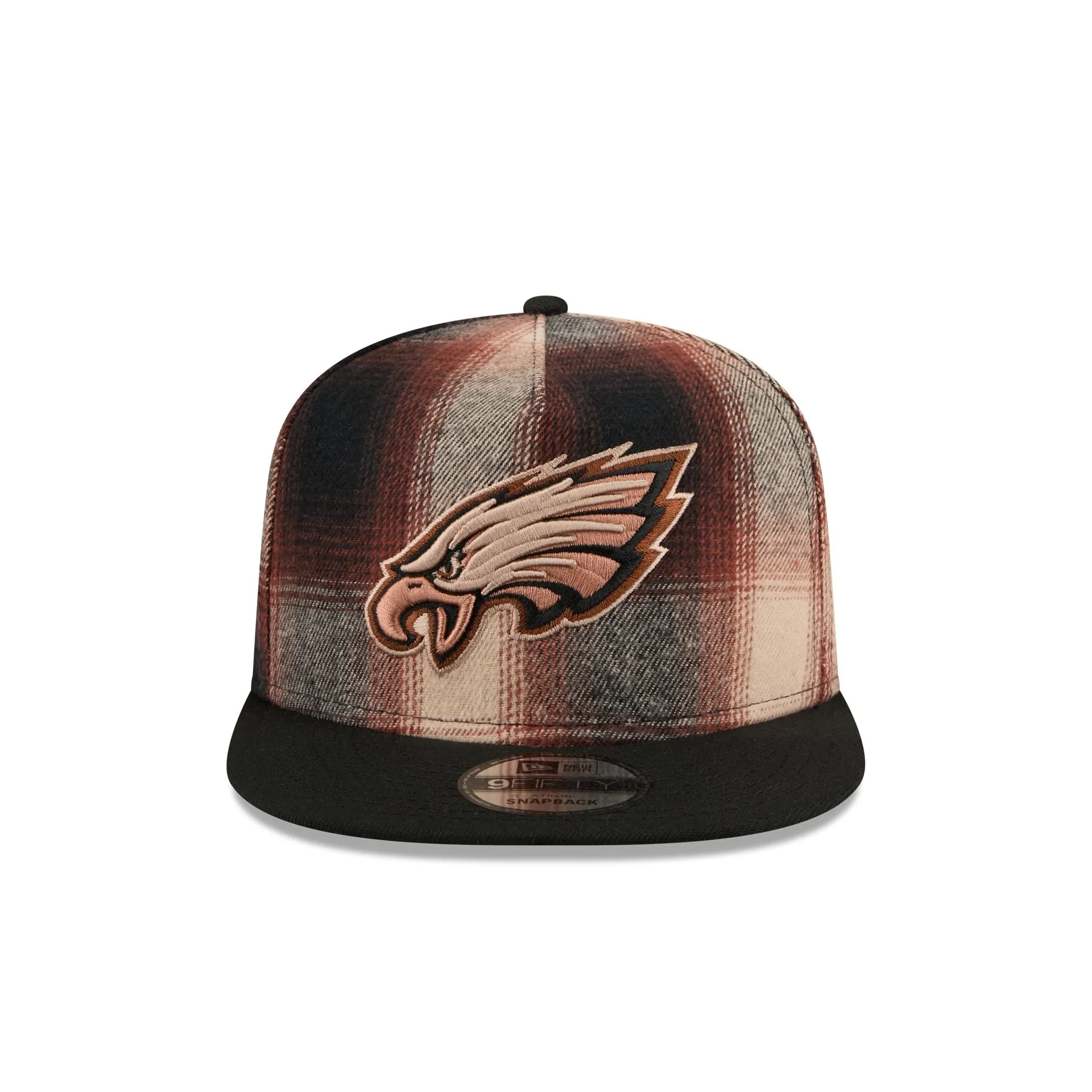 Philadelphia Eagles Grunge Plaid 9FIFTY A-Frame Adjustable Hat sold by New Era product image thumbnail 2