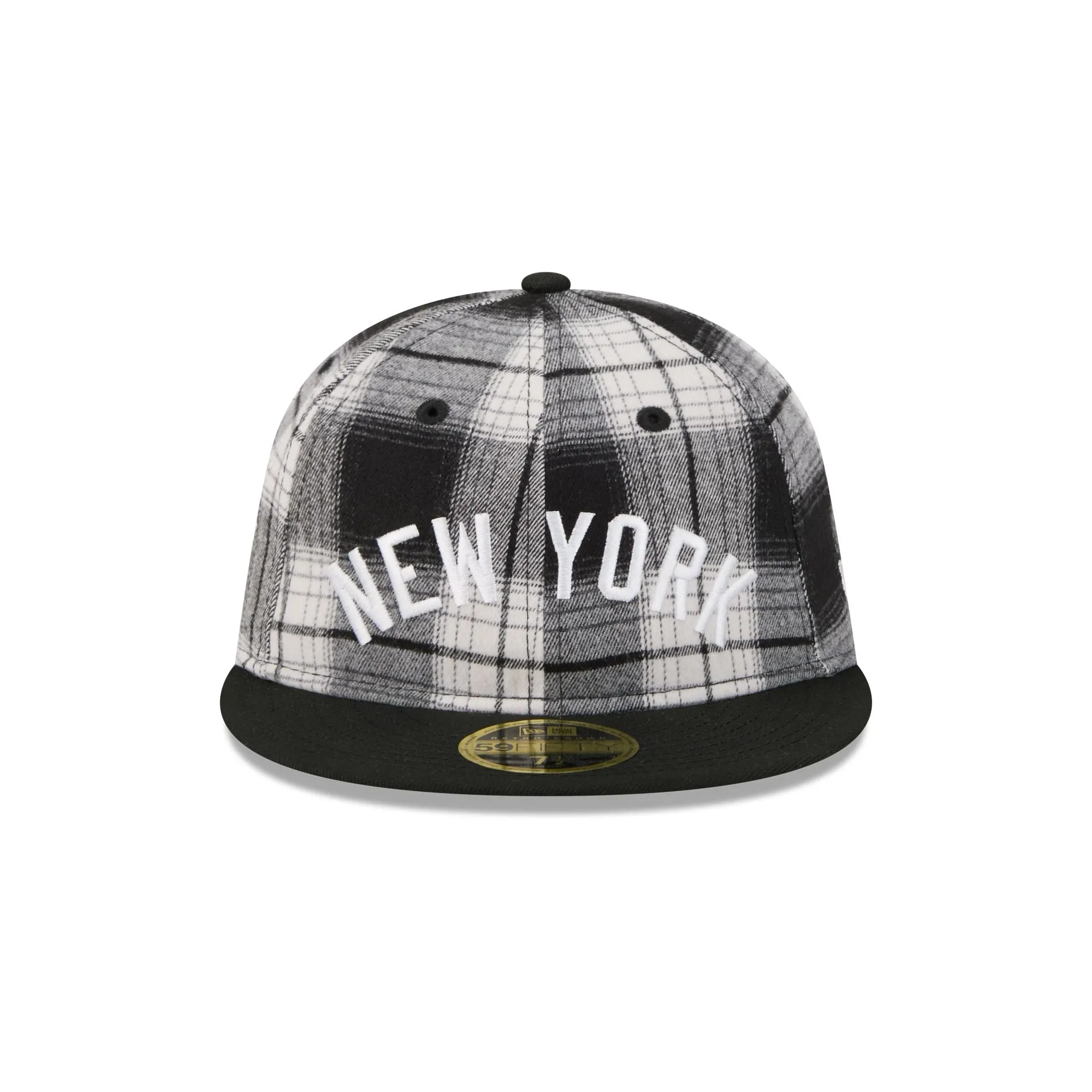 New York Yankees Grunge Plaid Retro Crown 59FIFTY Fitted Hat sold by New Era product image thumbnail 2