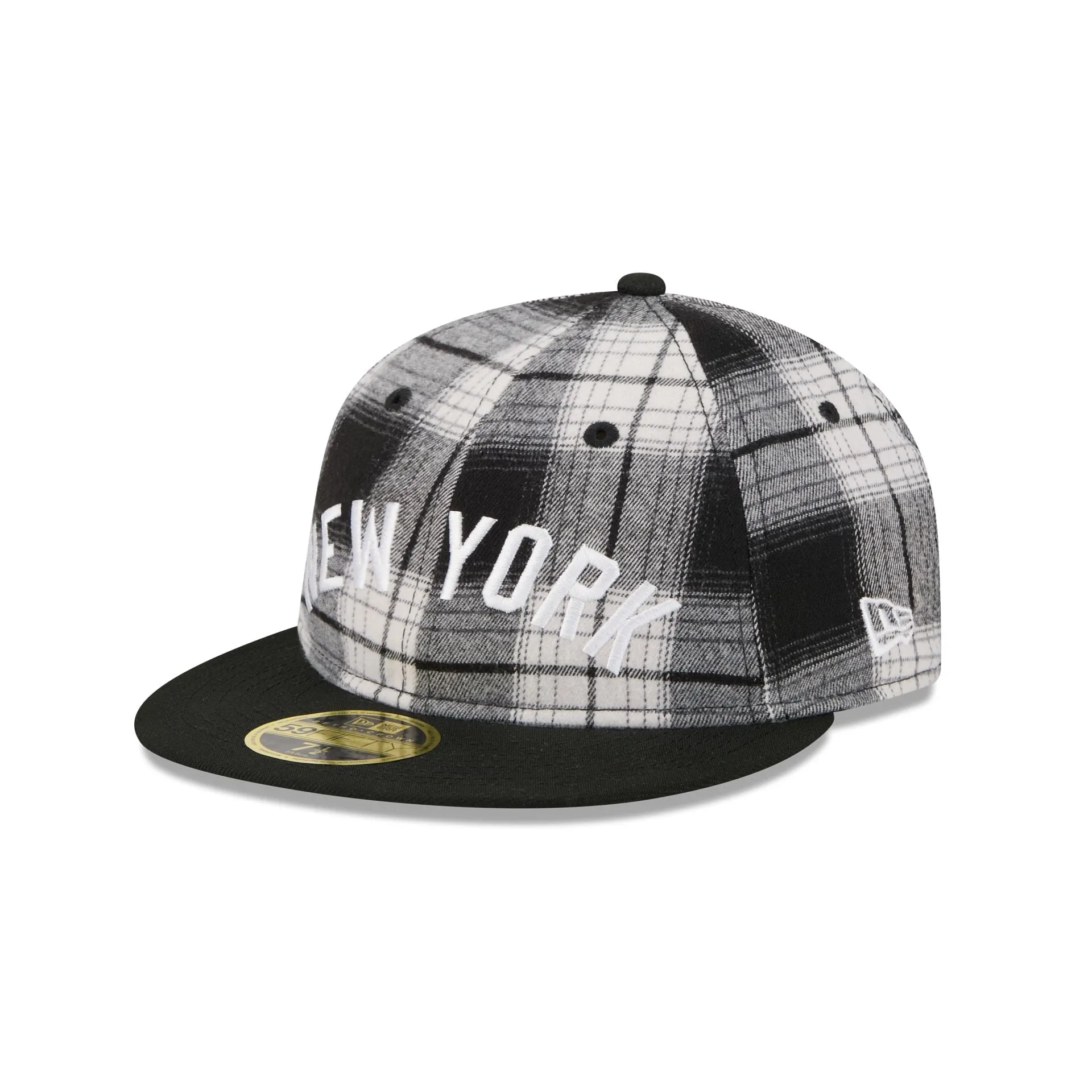 New York Yankees Grunge Plaid Retro Crown 59FIFTY Fitted Hat sold by New Era product image thumbnail 3