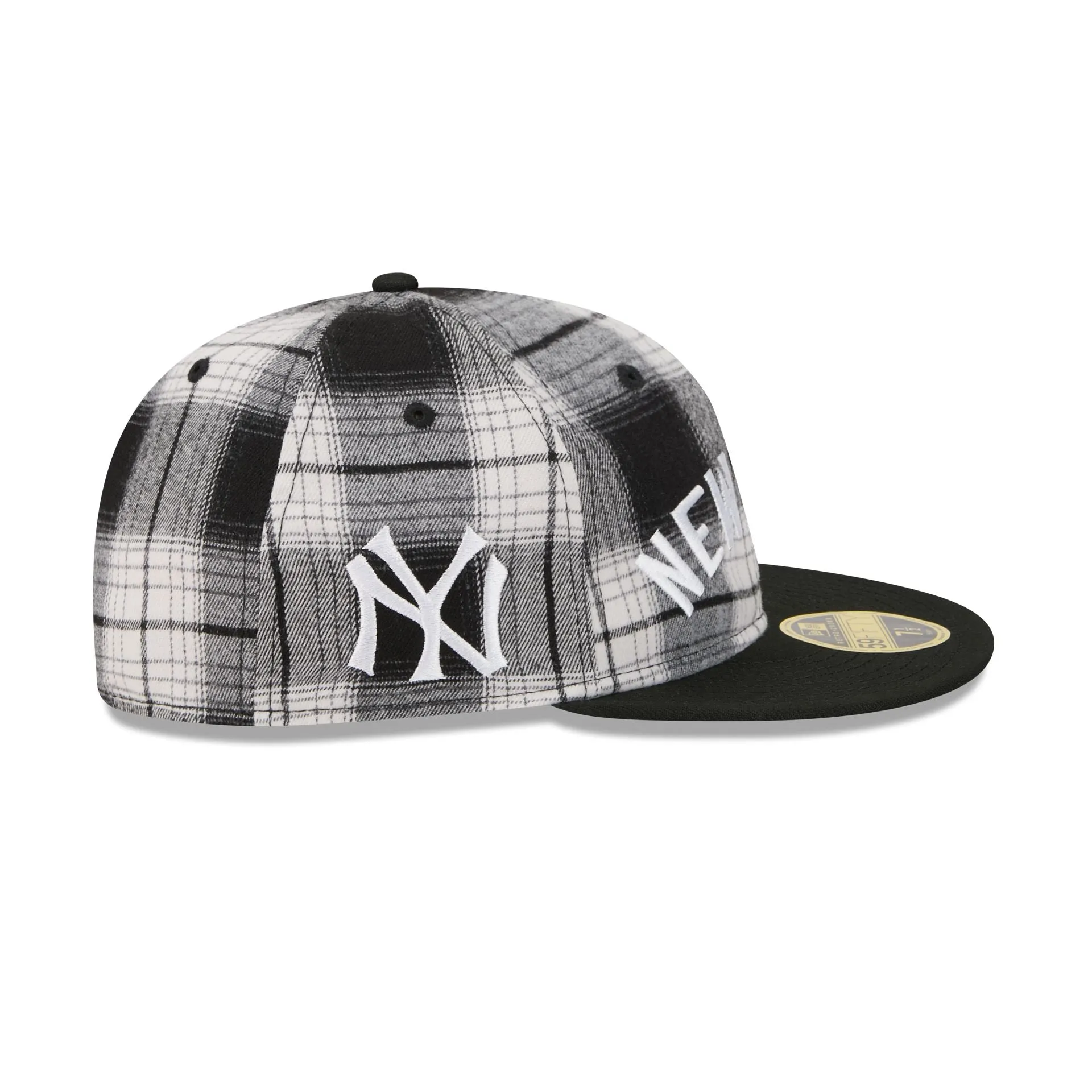 New York Yankees Grunge Plaid Retro Crown 59FIFTY Fitted Hat sold by New Era product image thumbnail 4