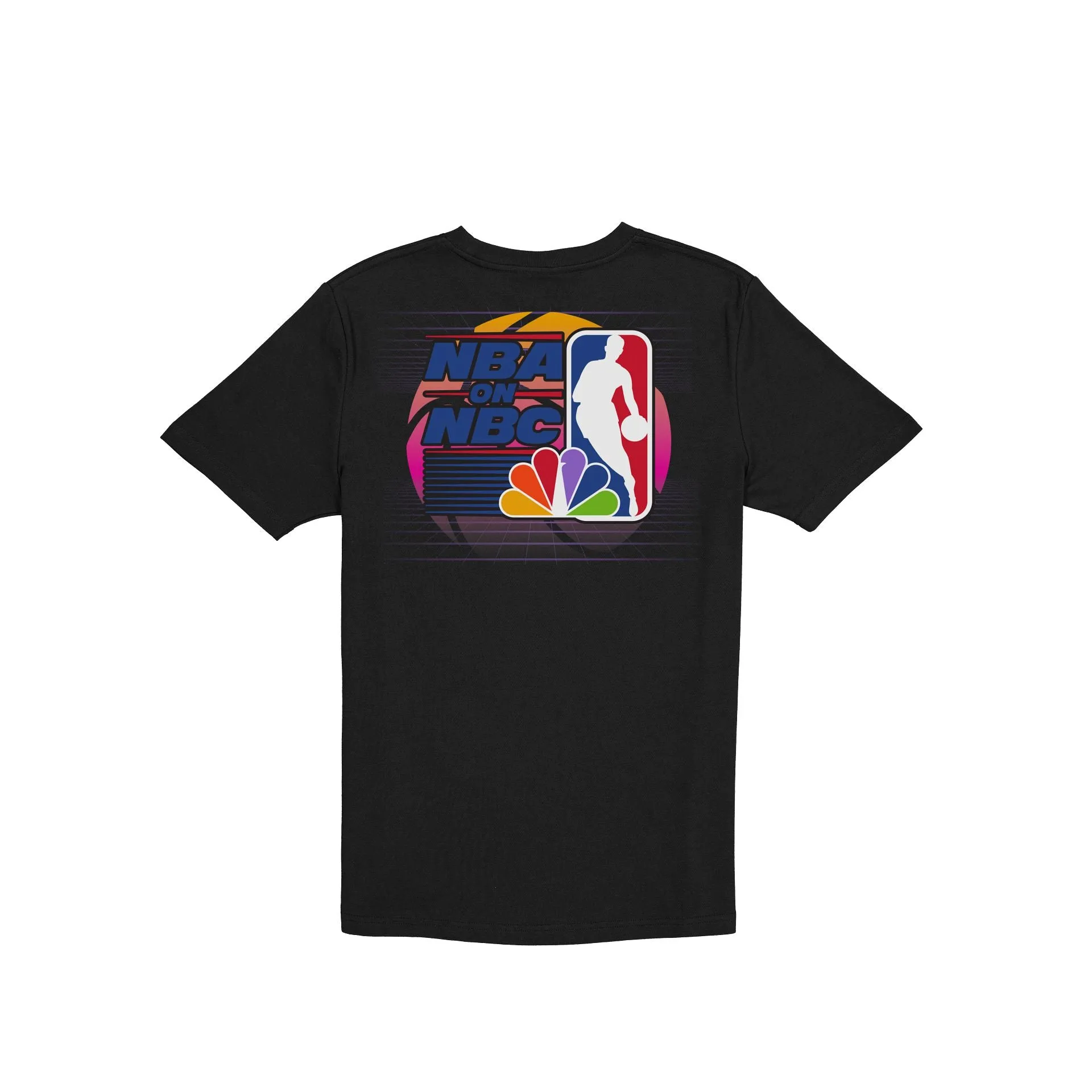 NBA on NBC Black T-Shirt sold by New Era product image thumbnail 2
