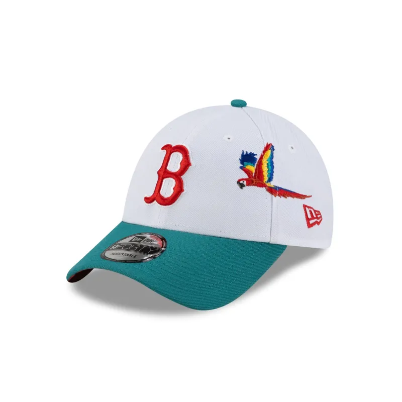 Boston Red Sox Honduras City Elements 9FORTY Snapback Hat sold by New Era